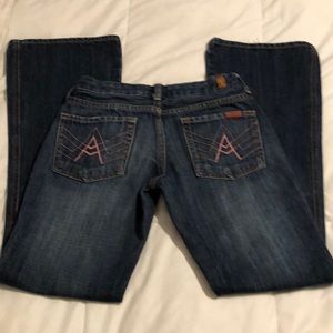 7 for All Mankind bootcut Jeans. 25